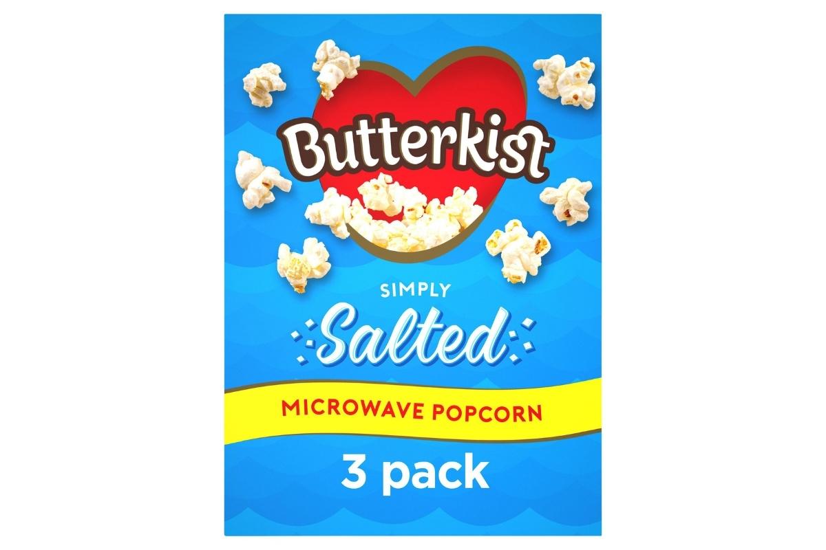 Butterkist Microwave Popcorn Salted 60g Pack of 3