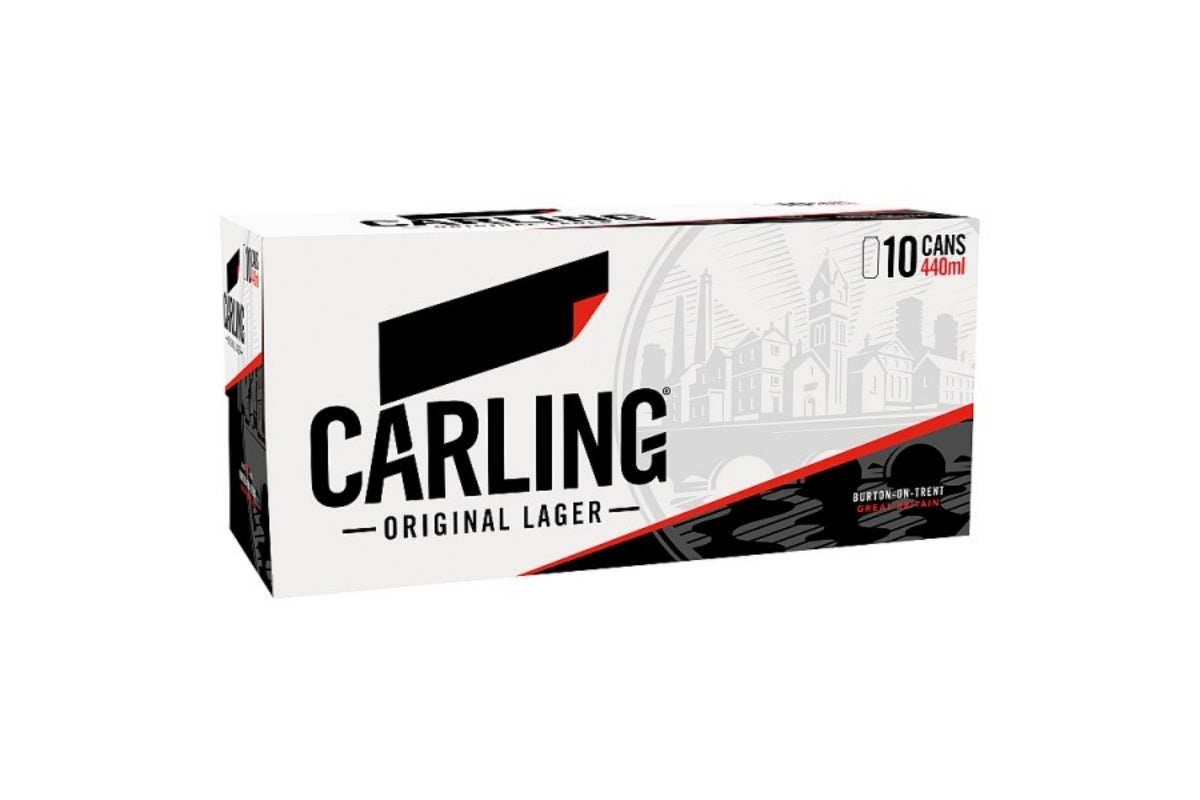 Carling Beer 4% 440ml Pack of 10