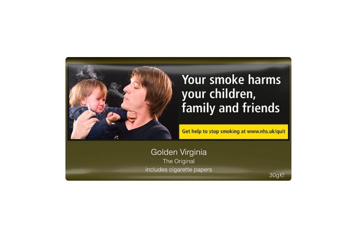 Golden Virginia The Original 30g Tobacco Pouch With Rolling Papers